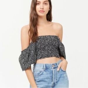 NWT F21 Floral Crop Top
